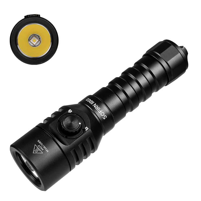 Sofirn SD03 1800 Lumen 447m Throw Rechargeable Diving Flashlight with 18650 Battery