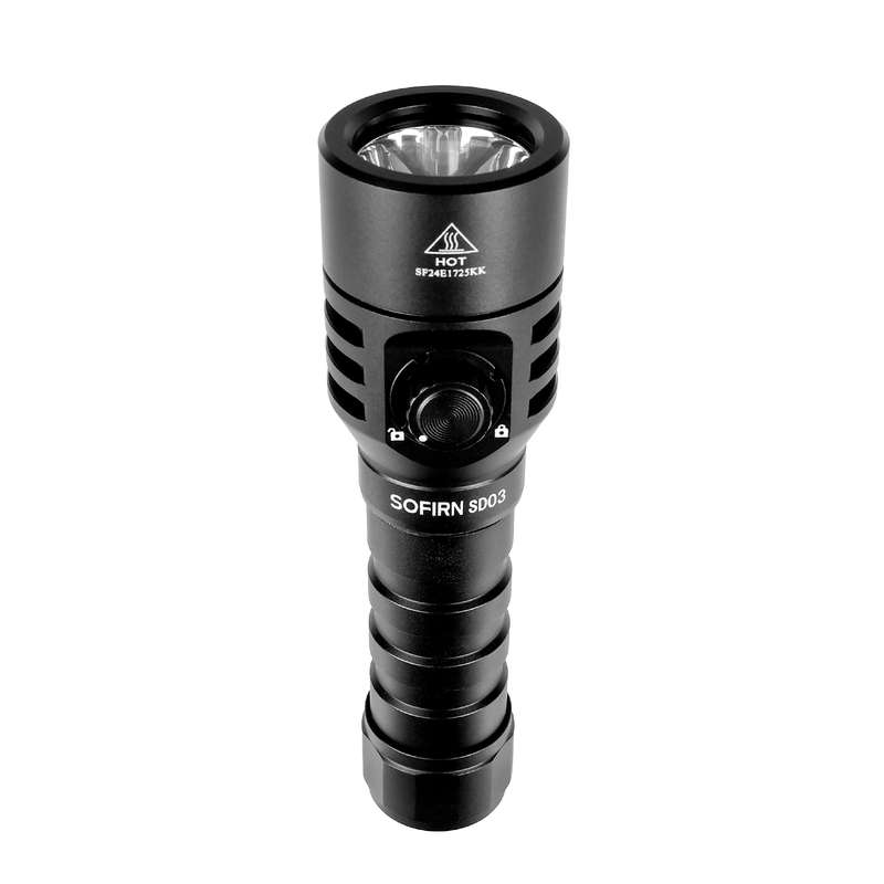 Sofirn SD03 1800 Lumen 447m Throw Rechargeable Diving Flashlight with 18650 Battery