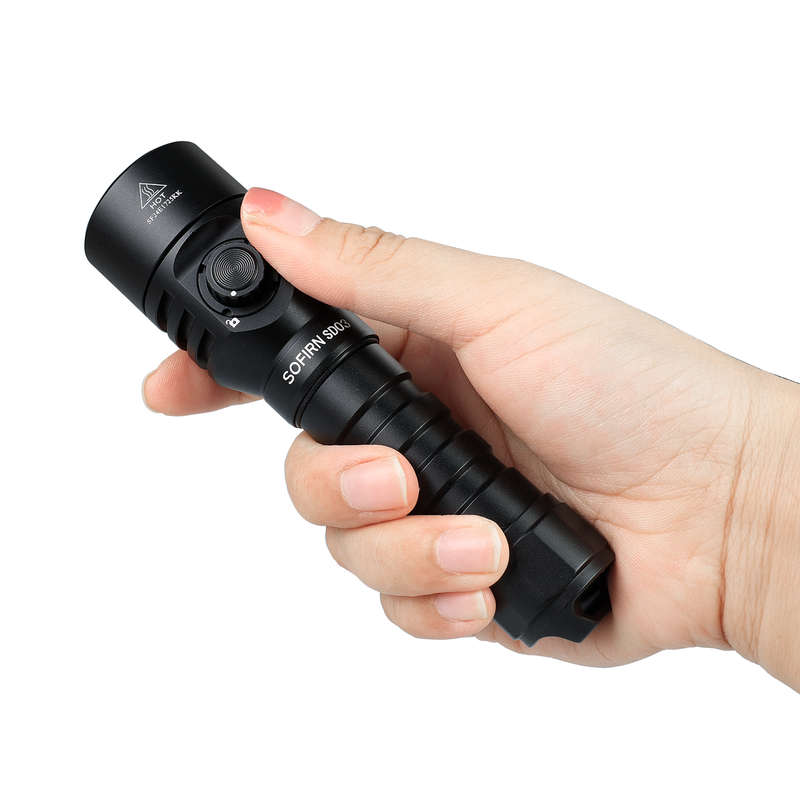 Sofirn SD03 1800 Lumen 447m Throw Rechargeable Diving Flashlight with 18650 Battery