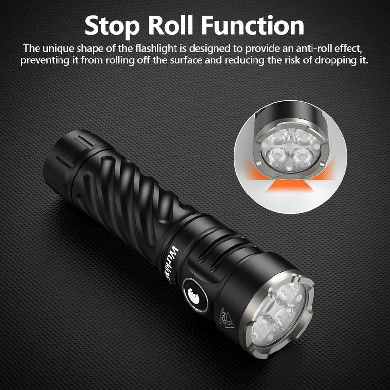 Wurkkos TS26S 3100 Lumen 191m Throw Rechargeable Flashlight with 21700 Battery