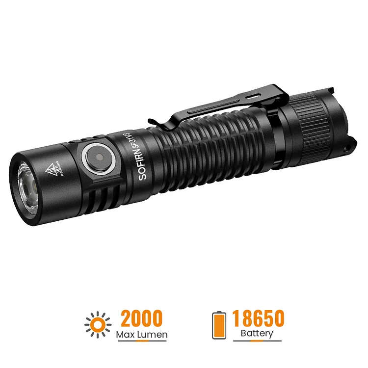 Sofirn SP31V3 2000 Lumen 269m Throw Rechargeable Flashlight with 18650 Battery