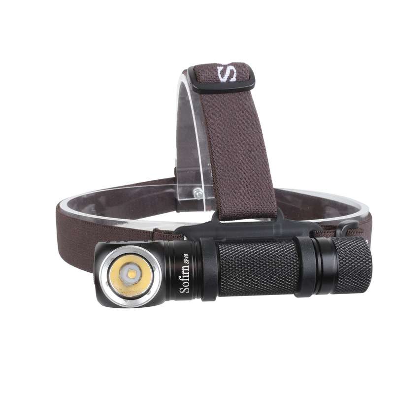 Sofirn SP40 1200 Lumen 136m Throw Rechargeable Headlamp with 18650 Battery