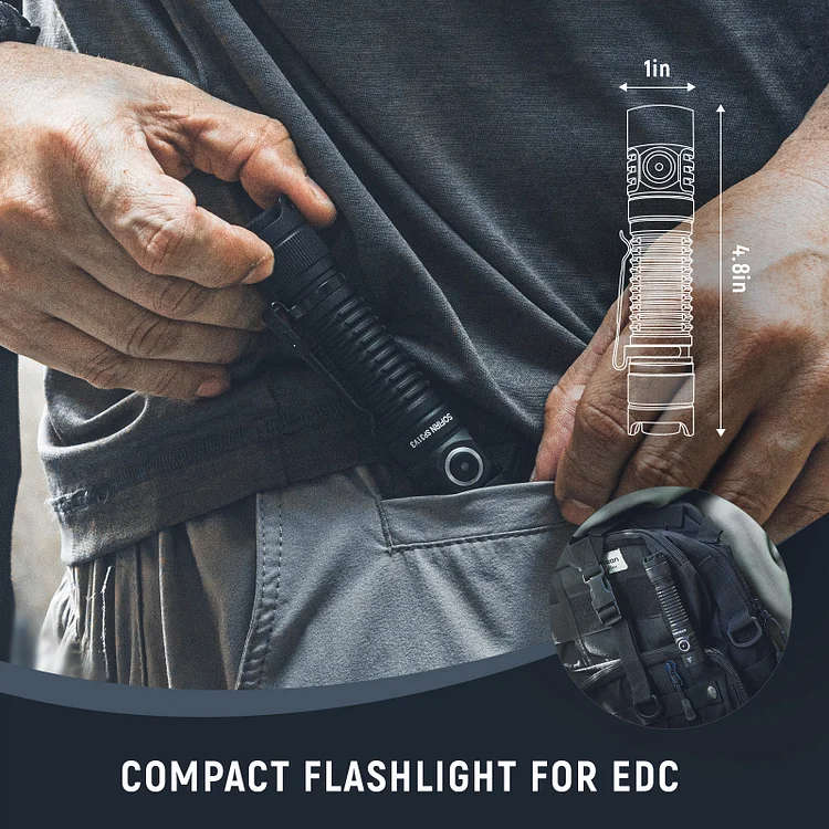 Sofirn SP31V3 2000 Lumen 269m Throw Rechargeable Flashlight with 18650 Battery