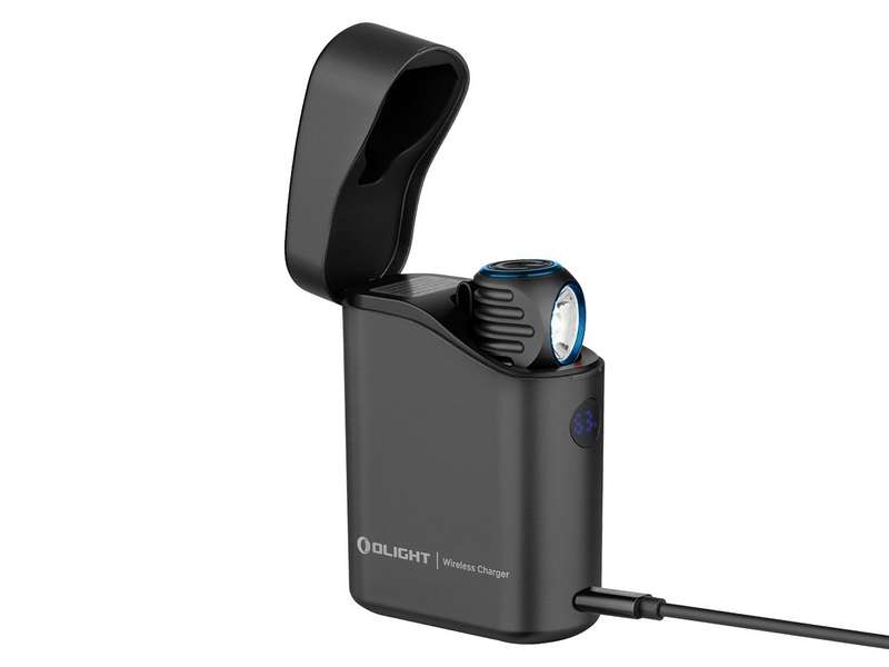 Olight Perun 3 Mini Premium 1250 Lumen 155m Throw Rechargeable LED Headlamp with Charging Case