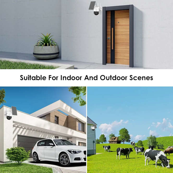 Solar Security Camera Wifi Built in 1080p
