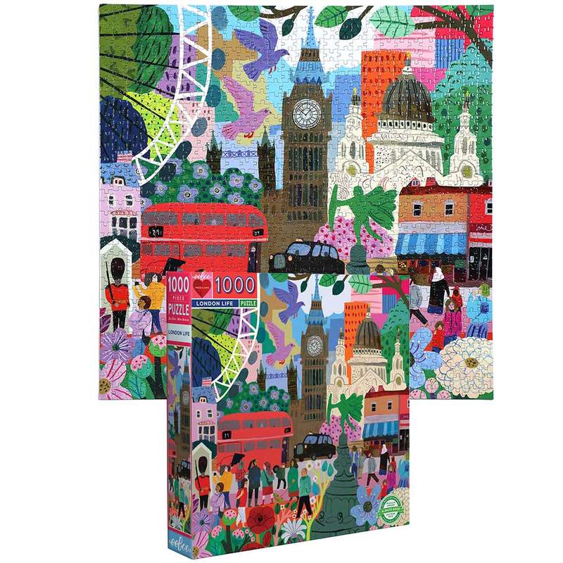 eeBoo - London Life 1000 Piece Square Puzzle