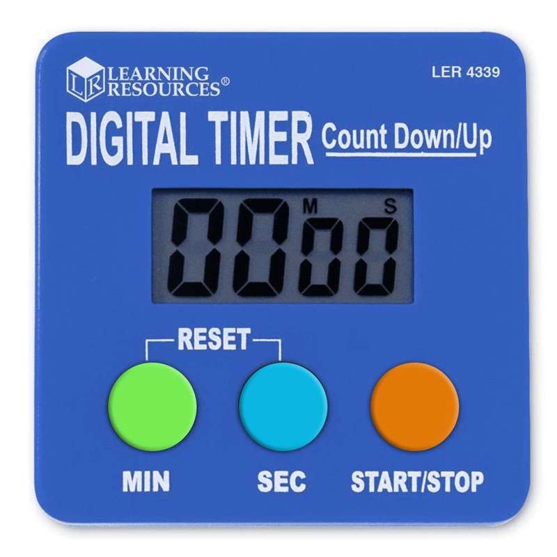 Learning Resources - Count Down/Up Digital Timer- Damaged Packaging