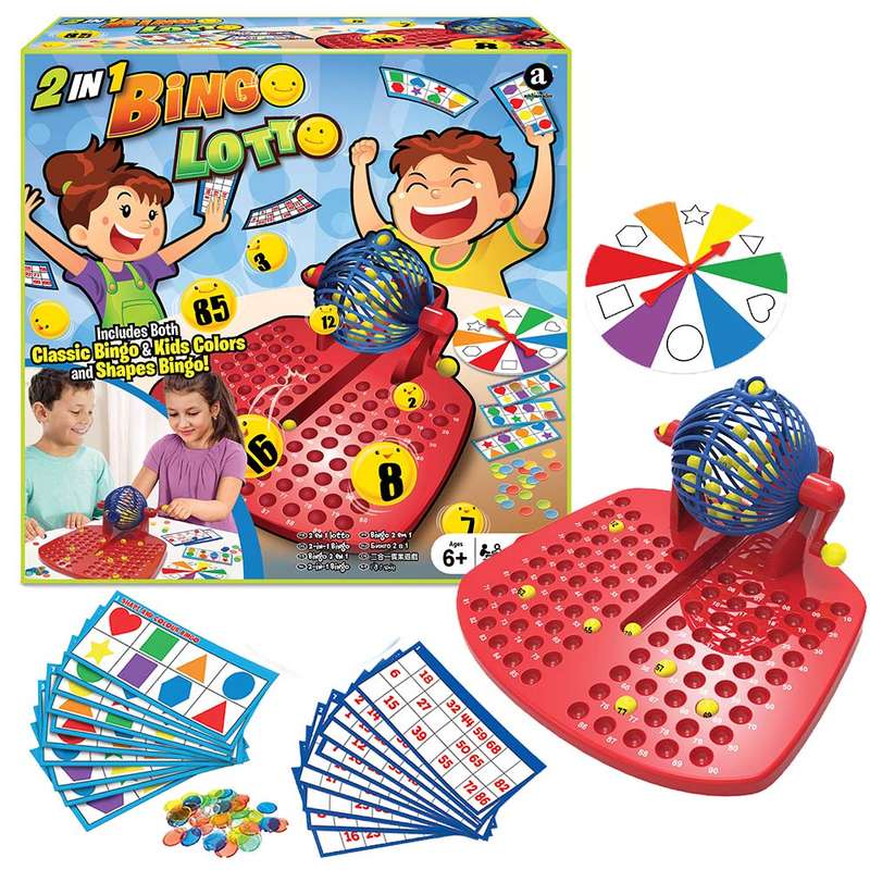 Ambassador - 2-in-1 - Classic Bingo & Colour and Shape Lotto- Damaged Packaging