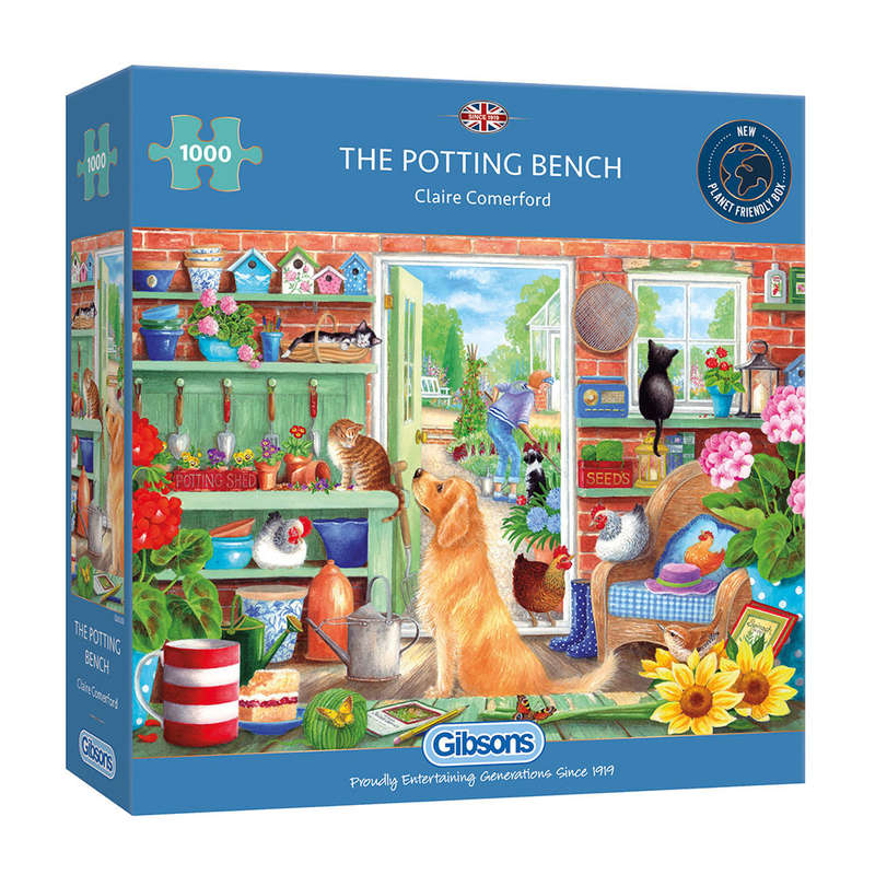 Gibsons - The Potting Bench - Jigsaw Puzzle - 1000pcs- Damaged Packaging
