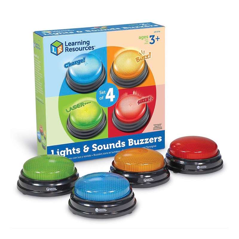 Learning Resources - Light and Sounds Buzzer- Damaged Packaging