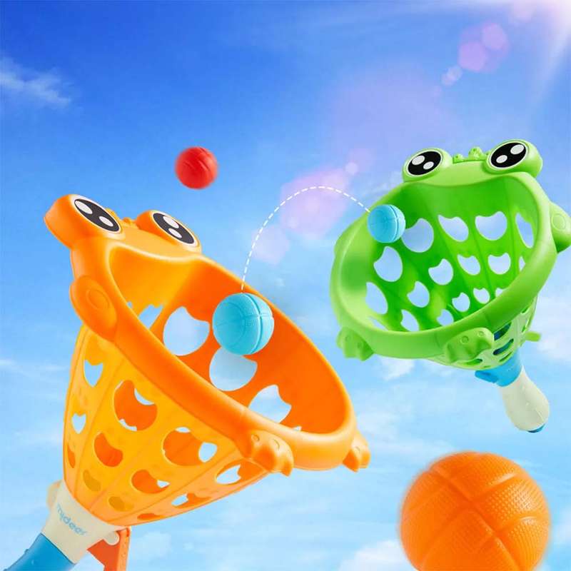 Mideer - Pop And Catch Ball Game Happy Vitality Frog- Damaged Packaging