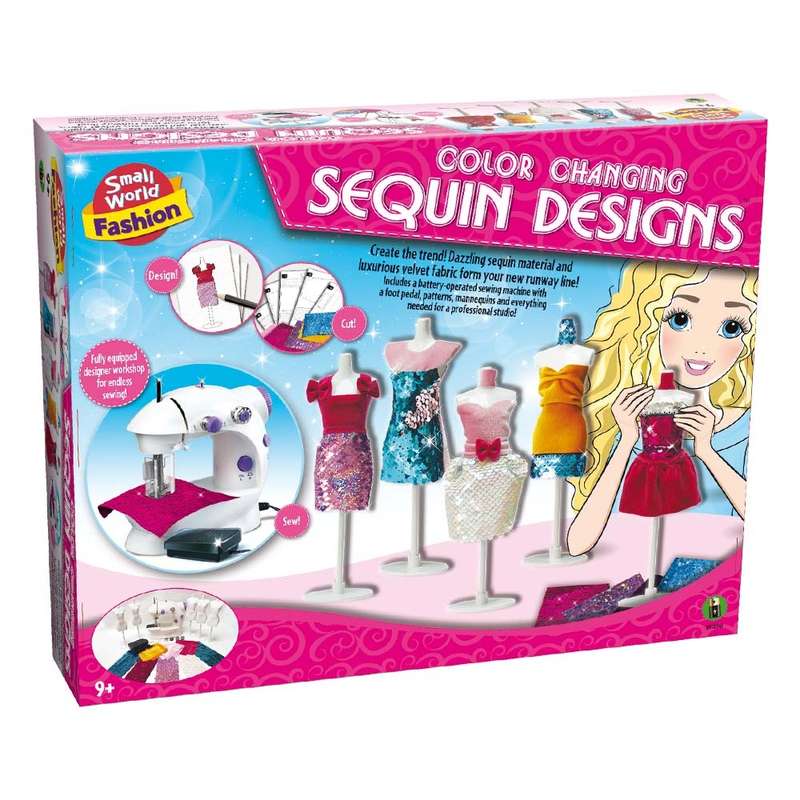 Small World Toys - Colour Changing Sequin Designs- Damaged Packaging