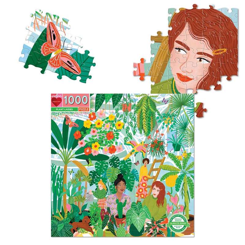 eeBoo - Plant Ladies 1000pc Puzzle- Damaged Packaging