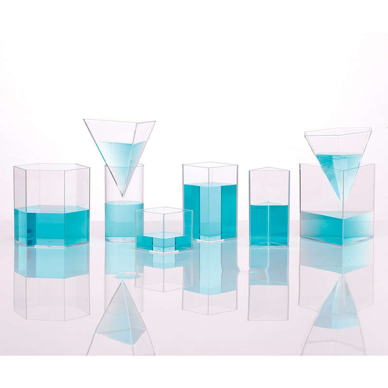 EDX Education - Geometric Solids - Advanced - 8pcs- Damaged Packaging