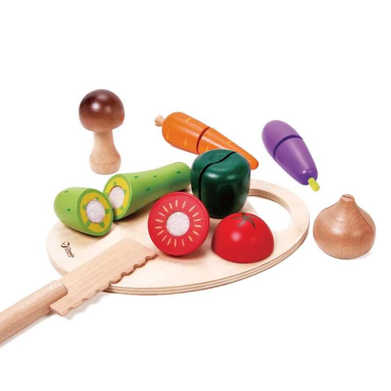 Classic World - Pretend & Play - Cutting Vegetable - 9pcs