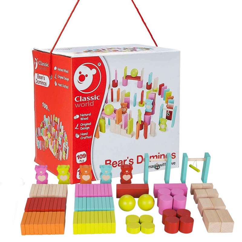 Classic World - Bear's Dominoes - 109pcs