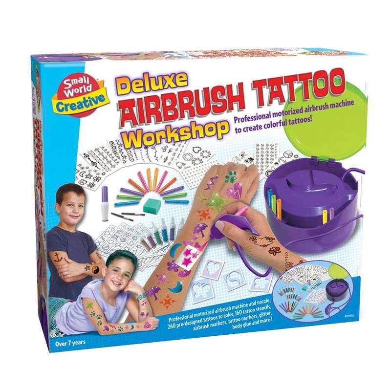 Small World Toys - Deluxe Airbrush Tattoo Workshop
