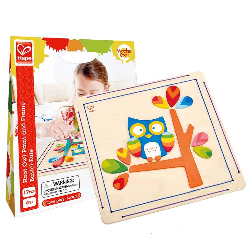 Hape - Paint & Frame - Hoot Owl