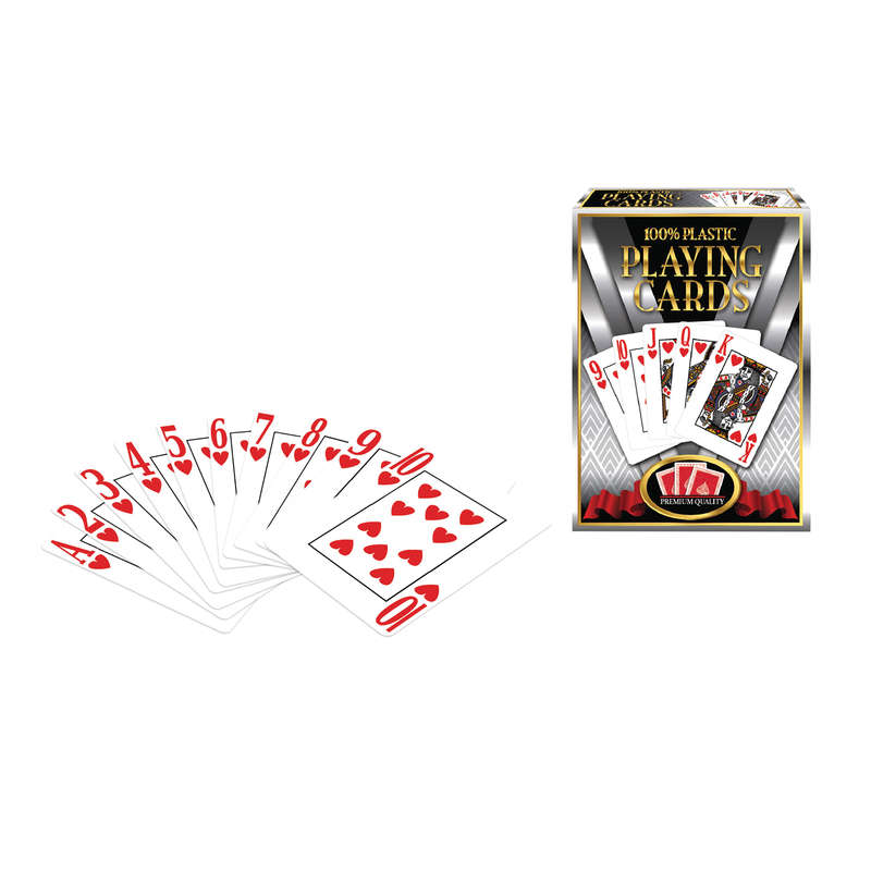 Ambassador - Classic Games - 100% Plastic Playing Cards- Damaged Packaging