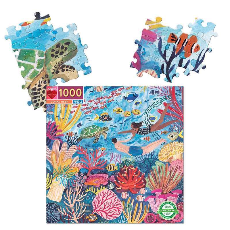 eeBoo - Coral Reef 1000 Piece Puzzle