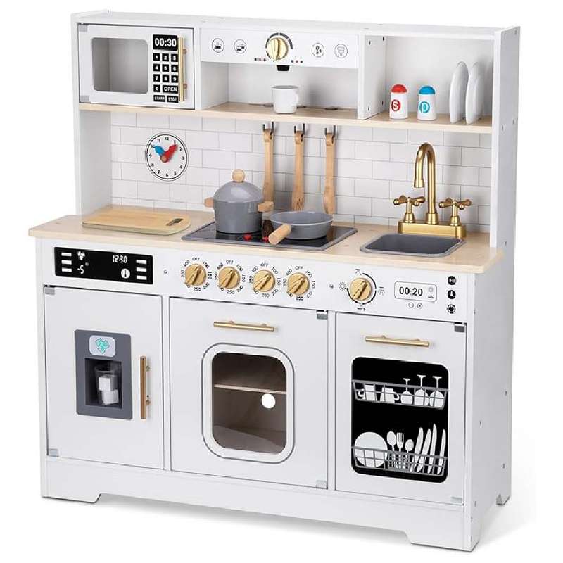 TookyToy - Pretend Play Wooden Kitchen Set