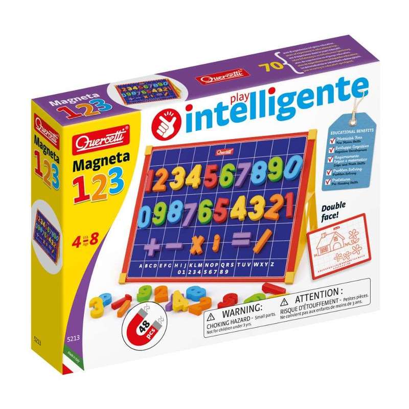 Quercetti - Magneta 123 Activity Set- Packaging Damaged