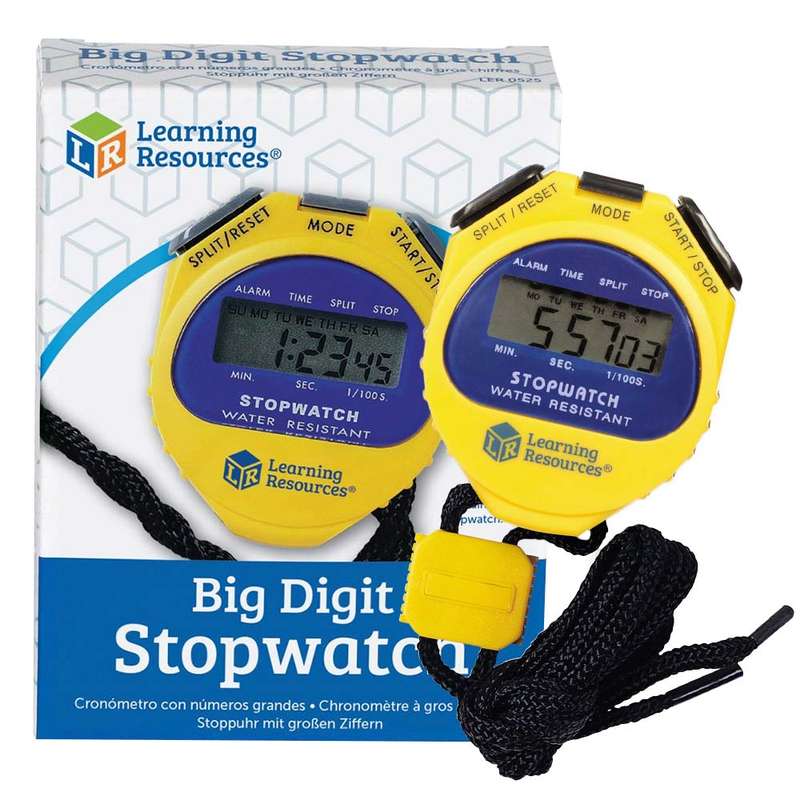 Learning Resources - Big-Digit Stopwatch