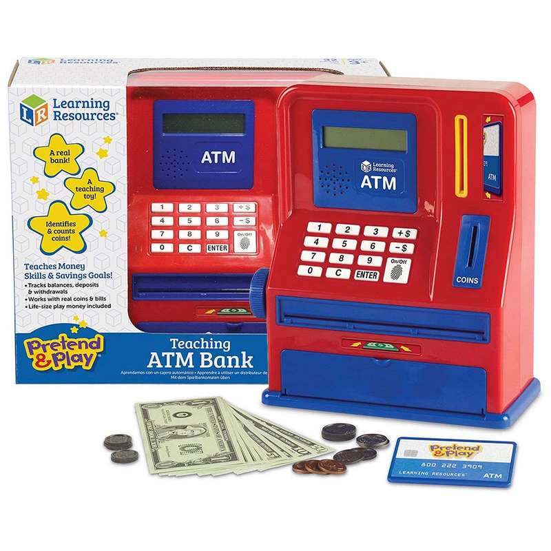 Learning Resources - Pretend & Play® - Teaching ATM Bank