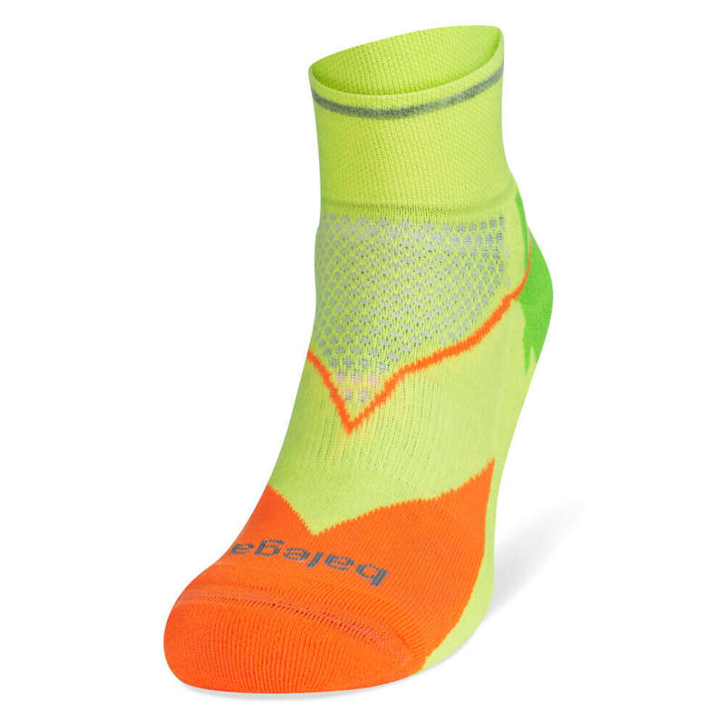 Balega Reflective Quarter Multi Neon
