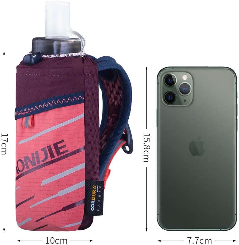 Aonijie Soft Flask Holder With 500Ml Soft Flask Pink