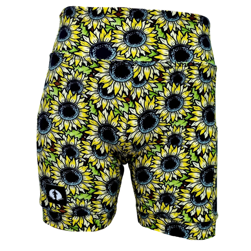 Funky Pants High Waist - Sunflowers