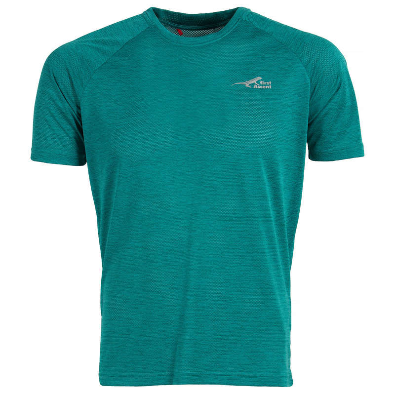 First Ascent Men's Corefit Running Tee GU High