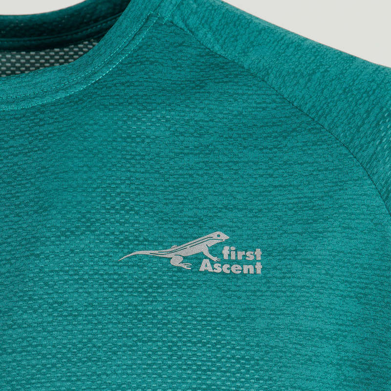 First Ascent Men's Corefit Running Tee GU High