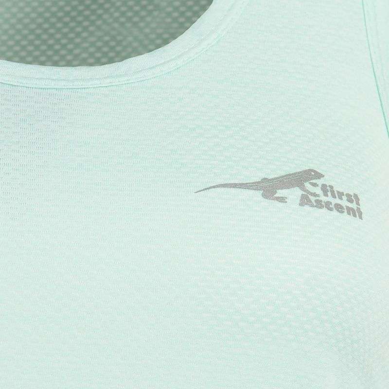 First Ascent Ladies Corefit Running Vest Fair Aqua