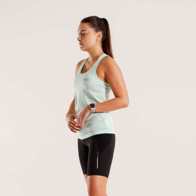 First Ascent Ladies Corefit Running Vest Fair Aqua