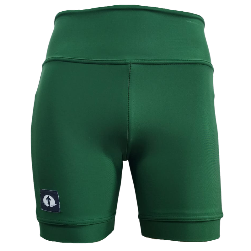 High Waist Funky Pants- Bottle Green