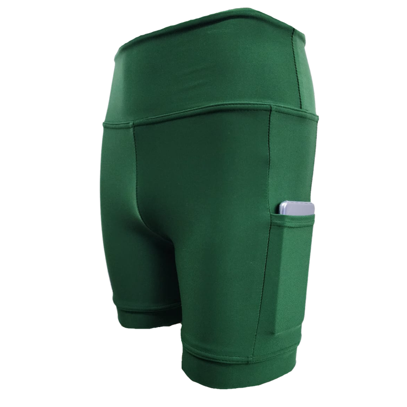 High Waist Funky Pants- Bottle Green