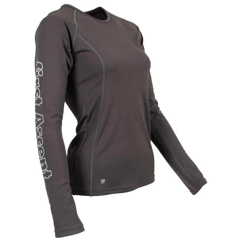 First Ascent Ladies Bamboo Thermal Long Sleeve Baselayer (Performance Grey)