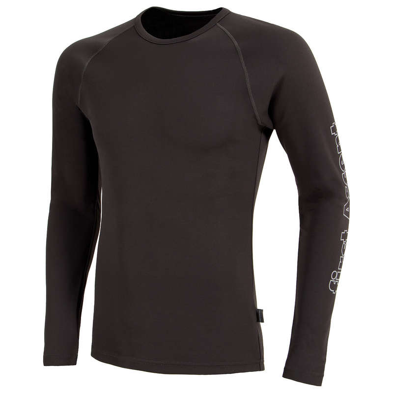 First Ascent Mens Bamboo Thermal Long Sleeve Baselayer (Performance Grey)
