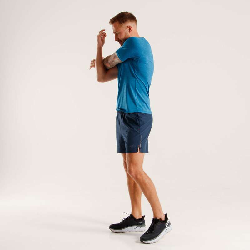 First Ascent Men's Corefit 5 Inch Shorts Navy