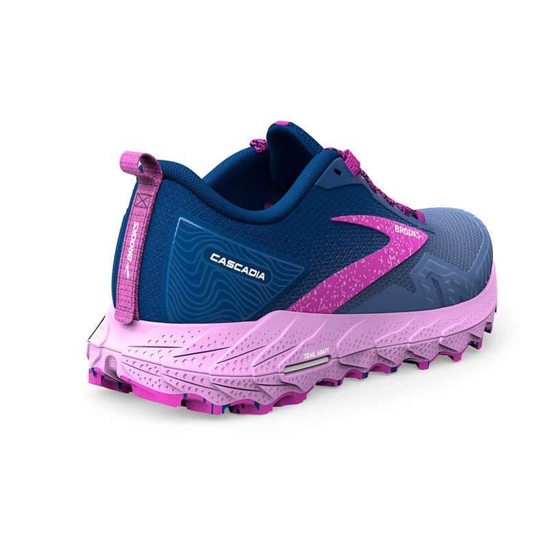 Brooks Cascadia 17 Trail Running Shoes Ladies (Navy/Purple)