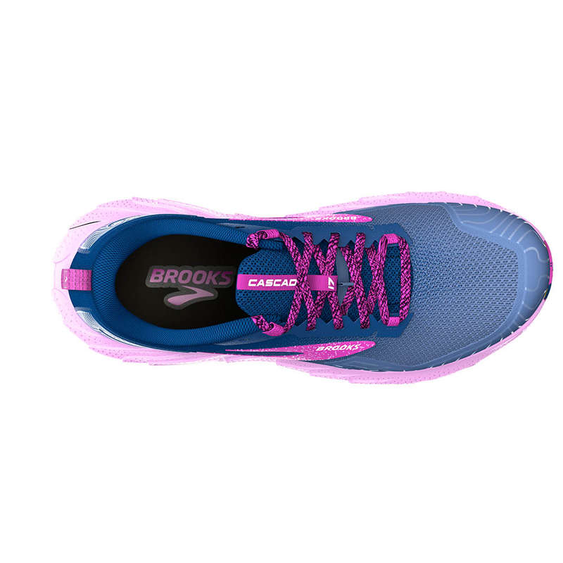 Brooks Cascadia 17 Trail Running Shoes Ladies (Navy/Purple)