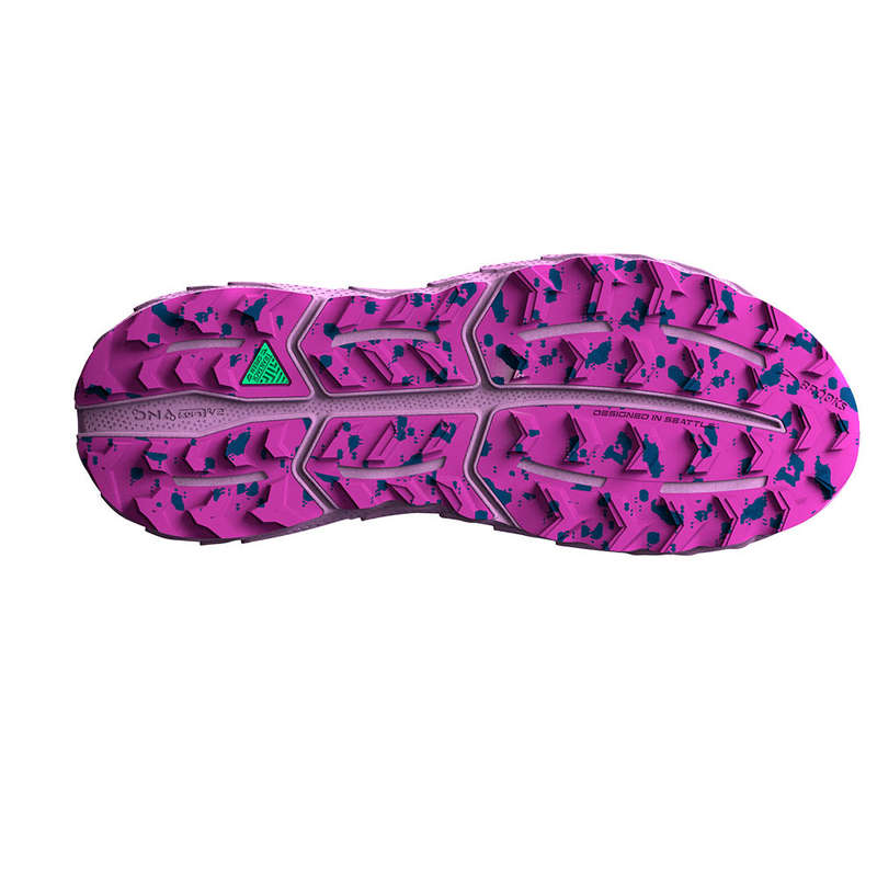 Brooks Cascadia 17 Trail Running Shoes Ladies (Navy/Purple)