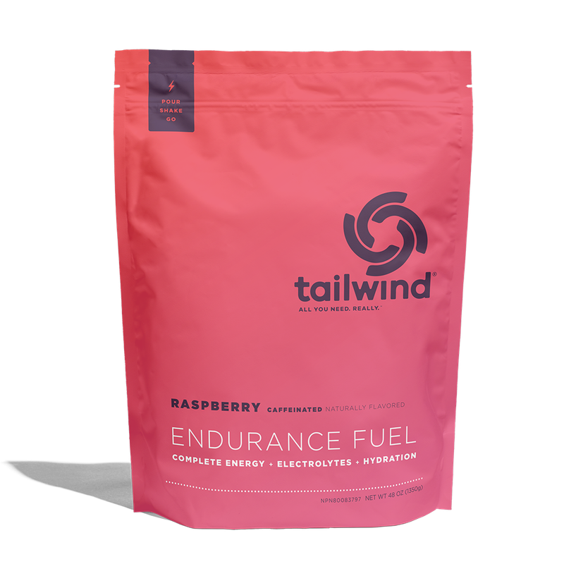 Tailwind Caffeinated Endurance Fuel Pack (50 Serving) Raspberry Buzz