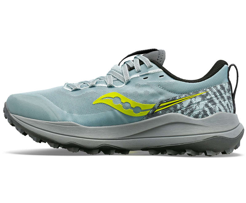 Saucony Xodus Ultra 2 Trail Running Shoes Ladies (Glacier/ Ink bleu)