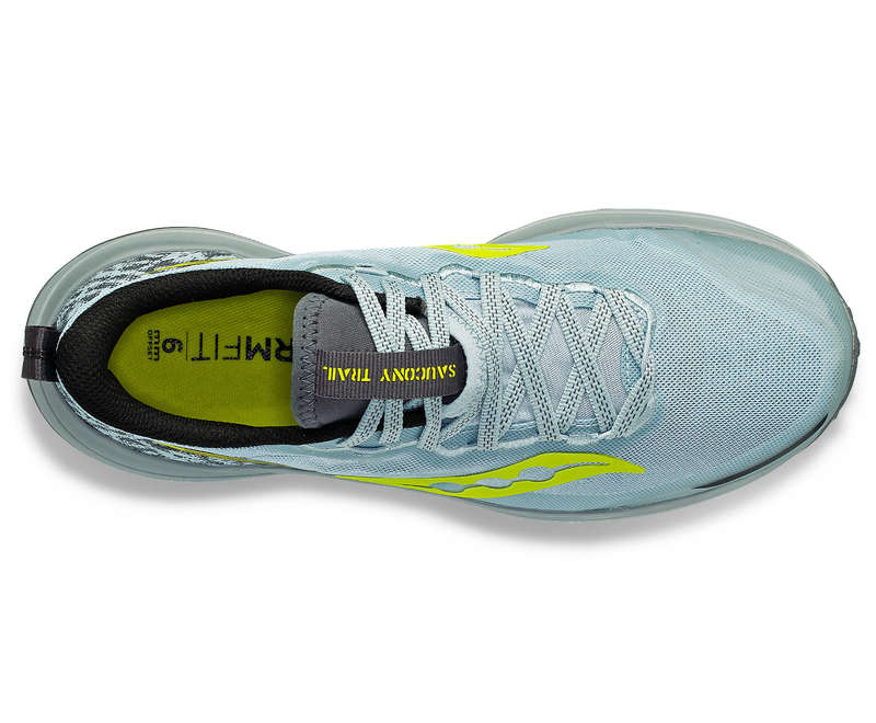 Saucony Xodus Ultra 2 Trail Running Shoes Ladies (Glacier/ Ink bleu)