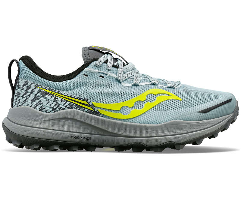 Saucony Xodus Ultra 2 Trail Running Shoes Ladies (Glacier/ Ink bleu)