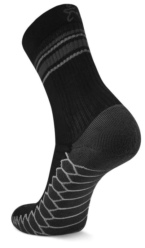 Balega Silver Mini Crew: Black