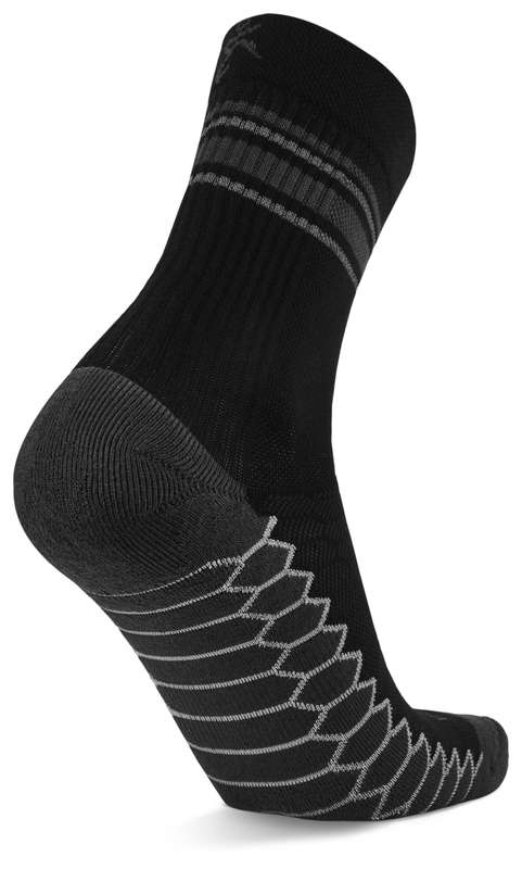 Balega Silver Mini Crew: Black