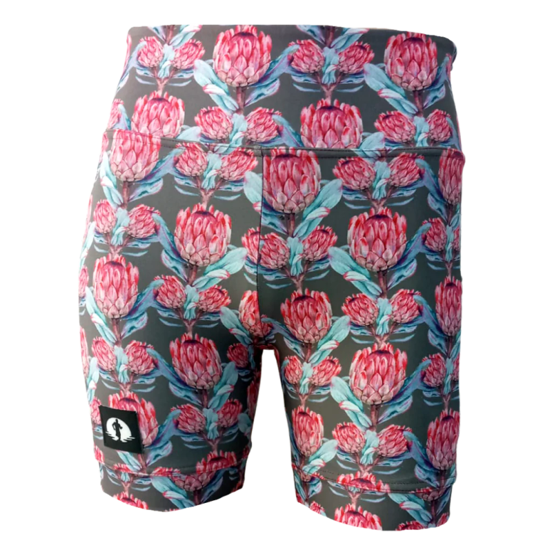 High Waist Funky Pants - Pink Protea